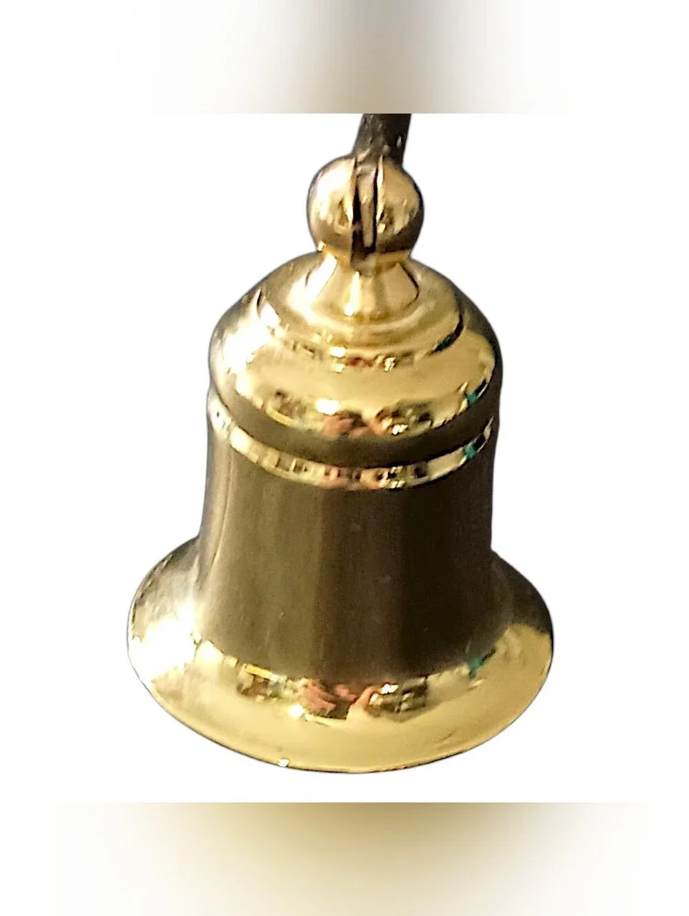 Vintage Brass Candle Snuffer Long Handle Bell Shaped Candle Extinguisher Décor